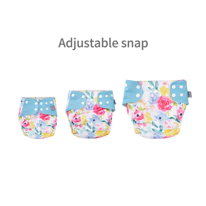 4-Pack Reusable Eco-friendly™ Baby Diapers with Insert